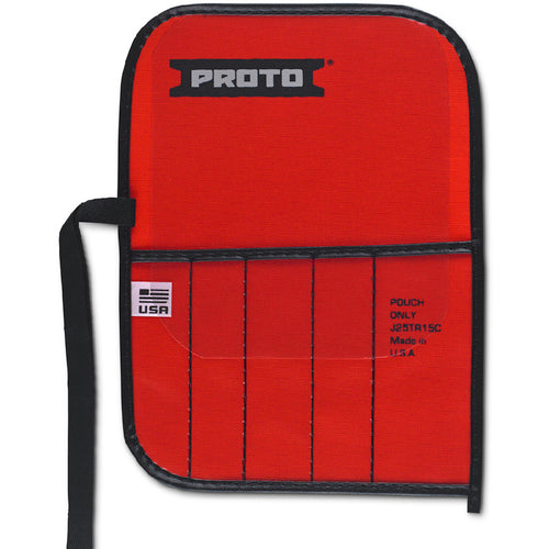 Proto Red Canvas 5-Pocket Tool Roll - All Tool & Supply