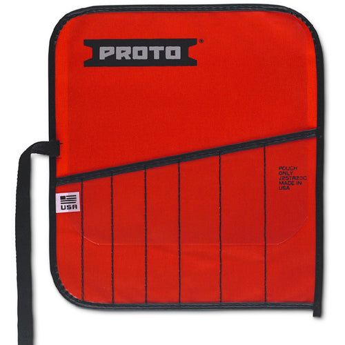 Proto Red Canvas 7-Pocket Tool Roll - All Tool & Supply