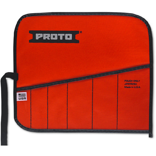 Proto Red Canvas 6-Pocket Tool Roll - All Tool & Supply