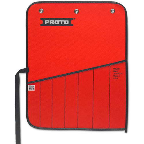 Proto Red Canvas 7-Pocket Tool Roll - All Tool & Supply