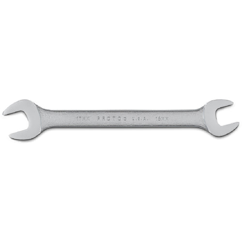 Proto Satin Open-End Wrench - 16 mm × 17 mm - All Tool & Supply