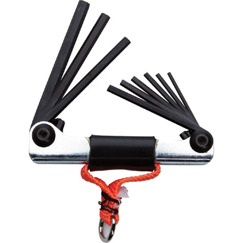 Proto Tether-Ready 9 Piece Folding Hex Key Set - All Tool & Supply