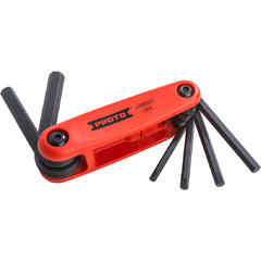 ‎Proto 6 Piece Folding Hex Key Set with Comfort Grip: 5/32-3/8″ - All Tool & Supply