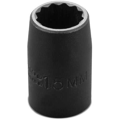 ‎Proto 1/2″ Drive Thin Wall Impact Socket 15 mm - 12 Point - All Tool & Supply