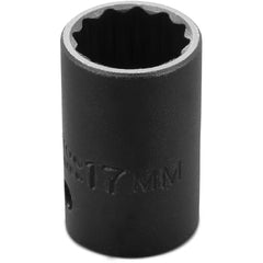 ‎Proto 1/2″ Drive Thin Wall Impact Socket 17 mm - 12 Point - All Tool & Supply