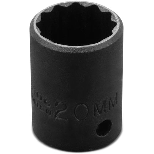 ‎Proto 1/2″ Drive Thin Wall Impact Socket 20 mm - 12 Point - All Tool & Supply