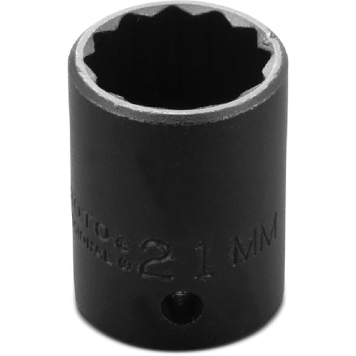 ‎Proto 1/2″ Drive Thin Wall Impact Socket 21 mm - 12 Point - All Tool & Supply