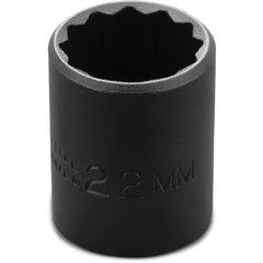 ‎Proto 1/2″ Drive Thin Wall Impact Socket 22 mm - 12 Point - All Tool & Supply