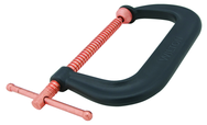 406-P, 400-P Series C-Clamp, 0" - 6-1/16" Jaw Opening, 4-1/8" Throat Depth - All Tool & Supply