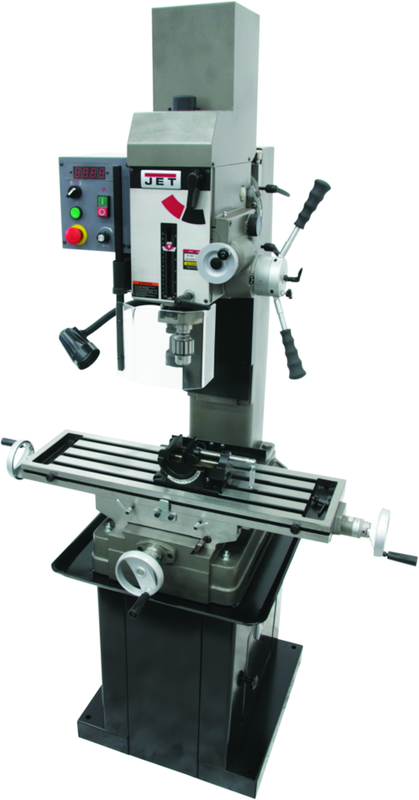 JMD-45VSPFT Variable Speed Geared Head Square Column Mill Drill with Power Downfeed - All Tool & Supply