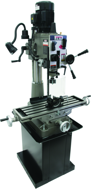 JMD-40GH Geared Head Mill Drill with Newall DP700 2-Axis DRO & X-Powerfeed - All Tool & Supply