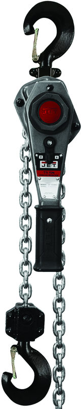 JLH Series 1-1/2 Ton Lever Hoist, 10' Lift with Overload Protection & Shipyard Hooks - All Tool & Supply