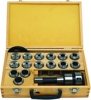 CCS-1 Mill Chuck with Collet Set and Carry case; R8 Shank; 1/8" to 1" Capacity - All Tool & Supply