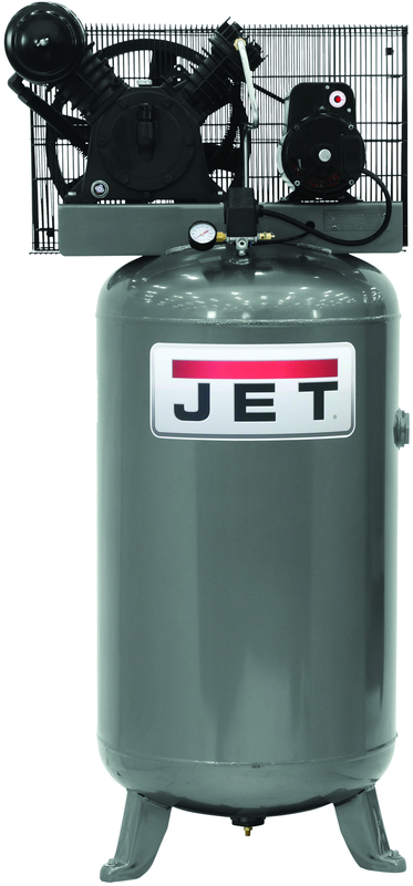 JCP-801 - 80 Gal.- Two Stage - Vertical Air Compressor - HP, 230V, 1PH - All Tool & Supply