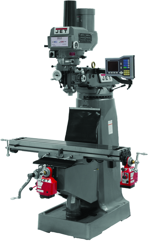 JTM-4VS Mill With X and Y-Axis Powerfeeds With Power Draw Bar - All Tool & Supply