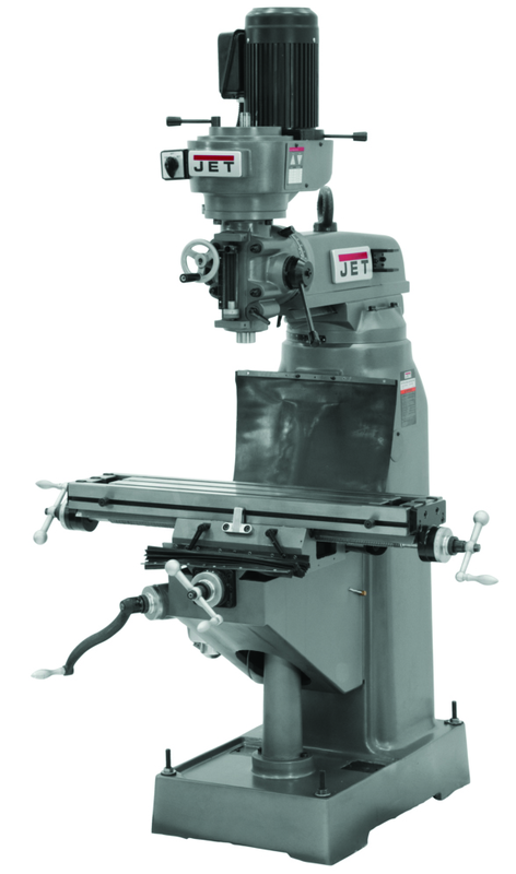 JVM-836-3 Mill With 3-Axis ACU-RITE 200S DRO (Knee) With X and Y-Axis Powerfeeds - All Tool & Supply