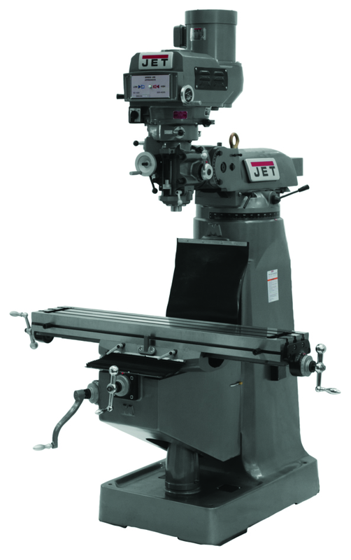 JTM-4VS-1 Mill With ACU-RITE 200S DRO With X-Axis Powerfeed - All Tool & Supply