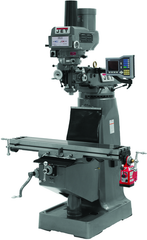 JTM-4VS Mill With 3-Axis ACU-RITE VUE DRO (Knee) With X, Y and Z-Axis Powerfeeds - All Tool & Supply