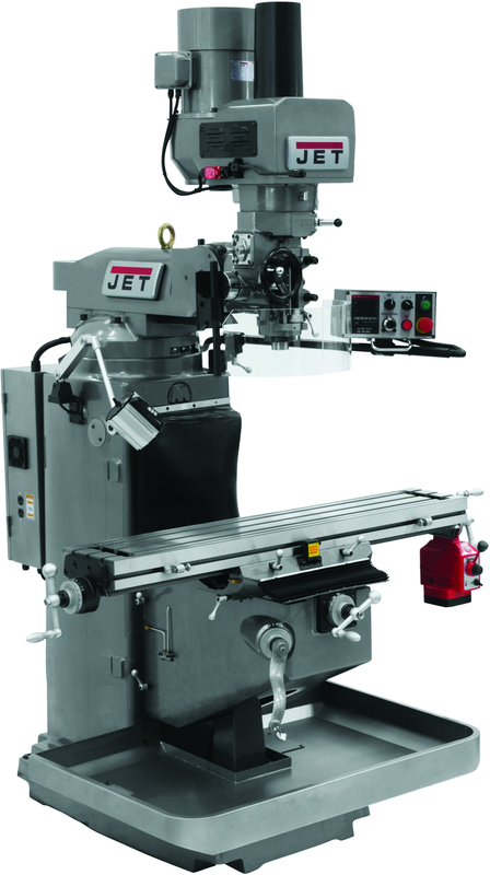 JTM-949EVS Mill With X-Axis Powerfeed and Air Powered Draw Bar - All Tool & Supply