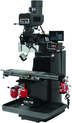 JTM-949EVS Mill With 3-Axis Newall DP700 DRO (Quill) With X-Axis Powerfeed and Air Powered Draw Bar - All Tool & Supply