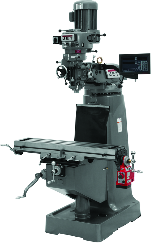 JTM-1 Mill With Newall DP700 DRO With X-Axis Powerfeed - All Tool & Supply