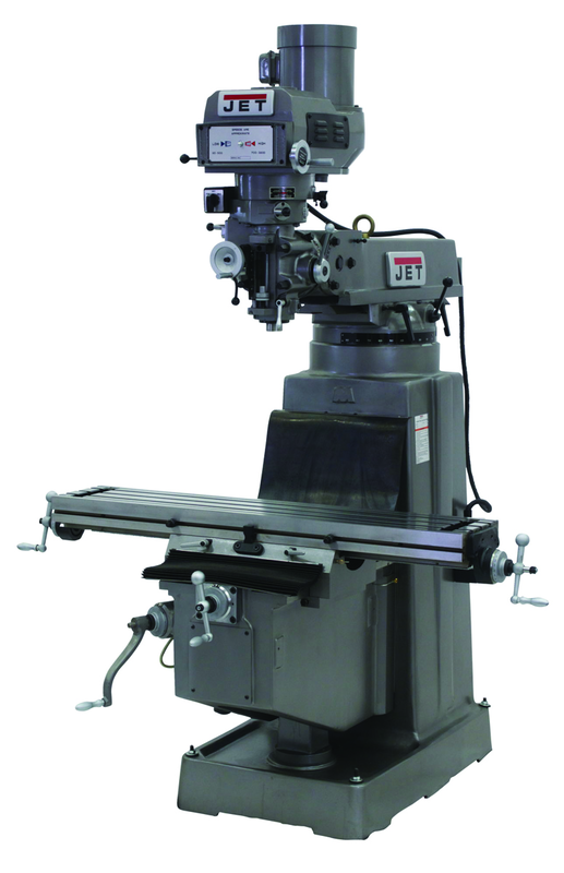 JTM-1050 Mill With Newall DP700 DRO With X and Y-Axis Powerfeeds - All Tool & Supply