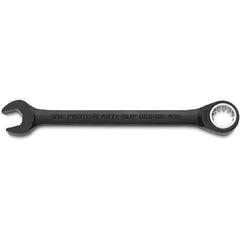 Proto Black Chrome Combination Non-Reversible Ratcheting Wrench 9/16″ - Spline - All Tool & Supply