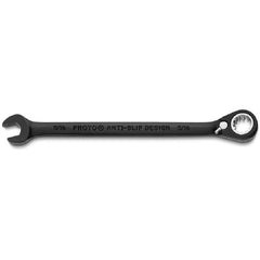 Proto Black Chrome Combination Reversible Ratcheting Wrench 5/16″ - Spline - All Tool & Supply