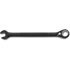 Proto Black Chrome Combination Reversible Ratcheting Wrench 10 mm - Spline - All Tool & Supply