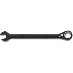 Proto Black Chrome Combination Reversible Ratcheting Wrench 11 mm - Spline - All Tool & Supply