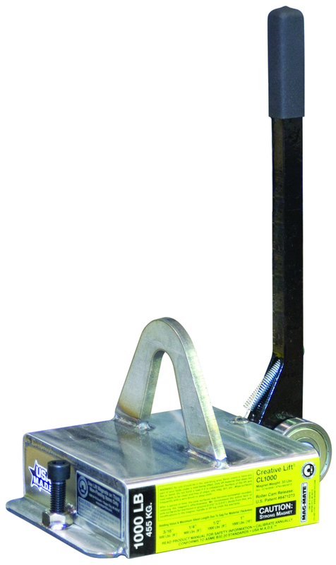 Mag Lifting Device- Flat Steel Only- 1000lbs. Hold Cap - All Tool & Supply