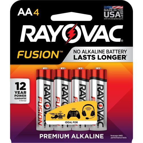 AA Fusion Alkaline Batteries-4Pk - All Tool & Supply