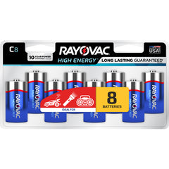 C High Energy Alkaline Batt-8Pk - All Tool & Supply