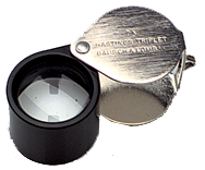 #816175 - 14X Power - 12.5mm Round - Hastings Triplet Folding Magnifier - All Tool & Supply