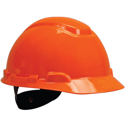 ‎3M Hard Hat with Uvicator H-706R-UV Orange 4-Point Ratchet Suspension - All Tool & Supply