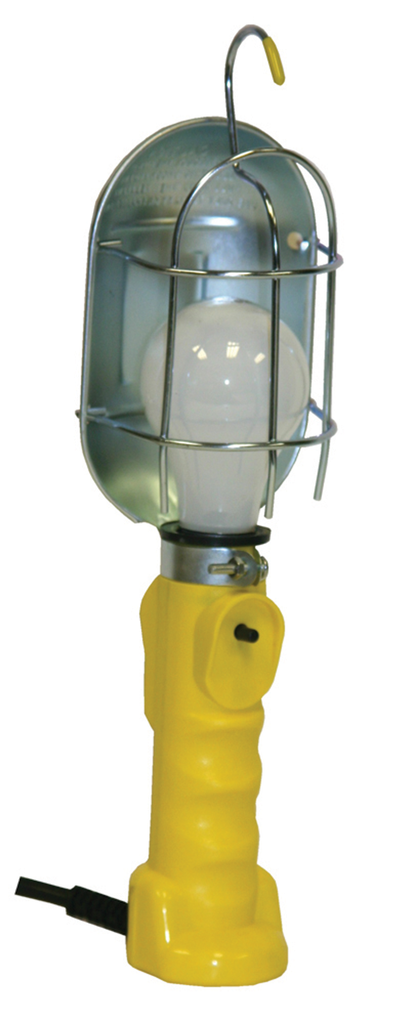 Incandescent Work Light; 50'; 16/3 Metal Cage - All Tool & Supply