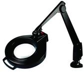 28" Arm 1.75X LED Mag Ben Bench Clamp, Floating Arm Circline - All Tool & Supply