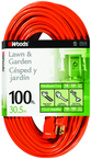 Woods Extension Cord - 100' Medium Duty 1-Outlet (Outdoor Style) - All Tool & Supply