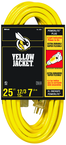 Yellow Jacket Extension Cord - 25' Extra Heavy Duty 1-Outlet (Powerlite) - All Tool & Supply