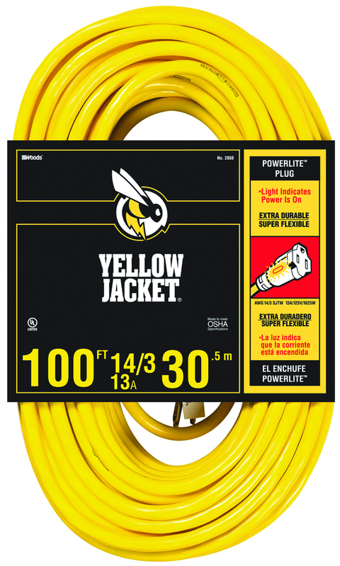 Extension Cord - 100' Heavy Duty 1-Outlet (Powerlite) - All Tool & Supply