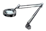 Floating Arm Magnifier Light - 5" Rnd Lens; 3 Diopter - All Tool & Supply