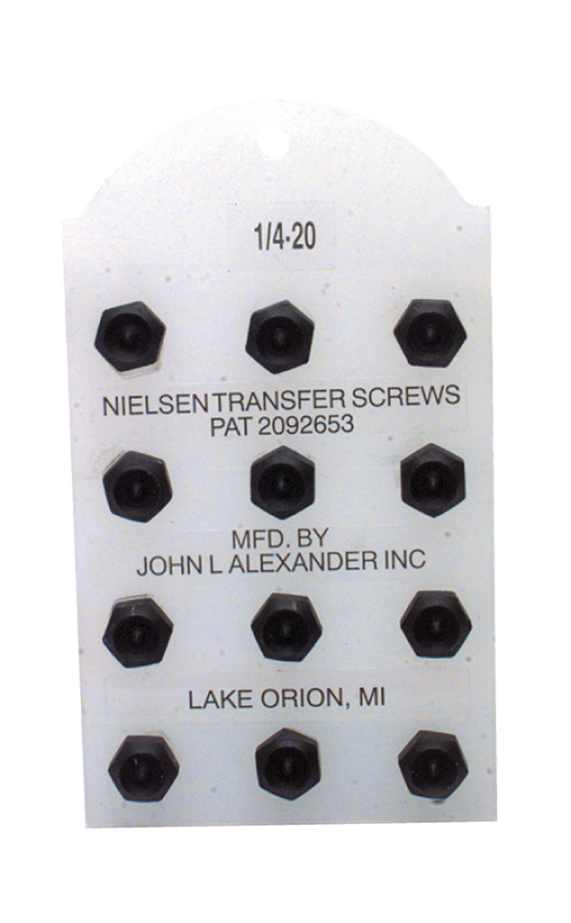 Nielsen Transfer Screw Set - 7/16 - 5/8 (Set of 12) - All Tool & Supply