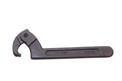 4-1/2 to 6-1/4'' Dia. Capacity - 10-1/2'' OAL - Adjustable Pin Spanner Wrench - All Tool & Supply