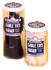 Cable Ties in a Jar - Black Nylon-4; 7.5; 11" Long - All Tool & Supply