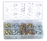 385 Pc. Grease Fitting Assortment - All Tool & Supply