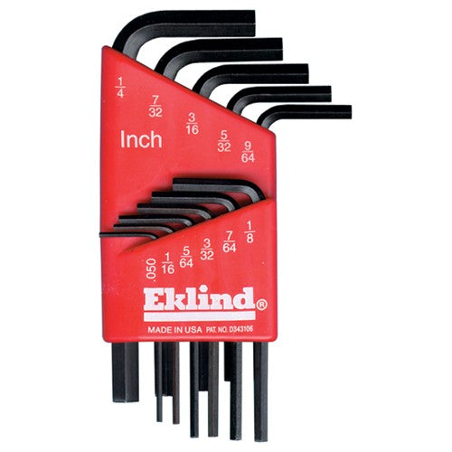 9 Pieces-1.5 mm-10 mm Short Arm Style - Hex Key Set - All Tool & Supply