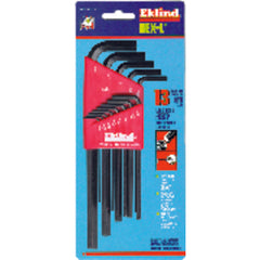 13 Pieces-0.050″-3/8″ Long Arm Style - Hex Key Set - All Tool & Supply