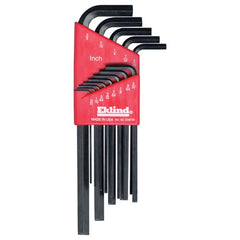 9 Pieces-1.5 mm-10 mm Long Arm Style - Hex Key Set - All Tool & Supply