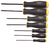 8 Piece - 7/64 - 5/16" Screwdriver Style - Ball End Hex Driver Set with Ergo Handles - All Tool & Supply