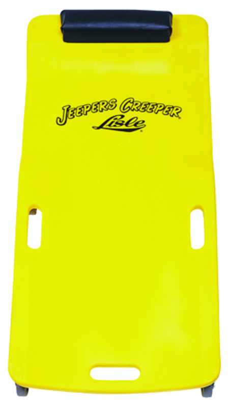 Low Profile Plastic Creeper - Body-fitting Design - Yellow - All Tool & Supply